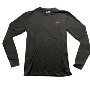 RBX Ralph Lauren Black Large Long Sleeve Sta‎ Warm Shirt Polyester Spandex